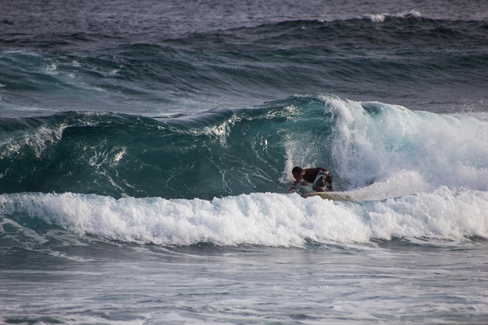 Surfing in Lombok