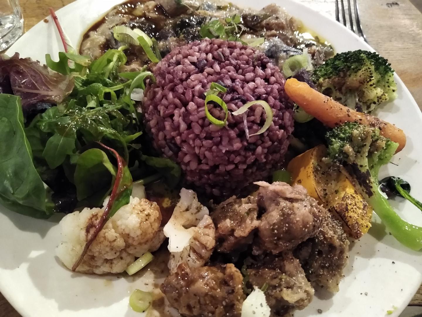 Vegan food Lombok