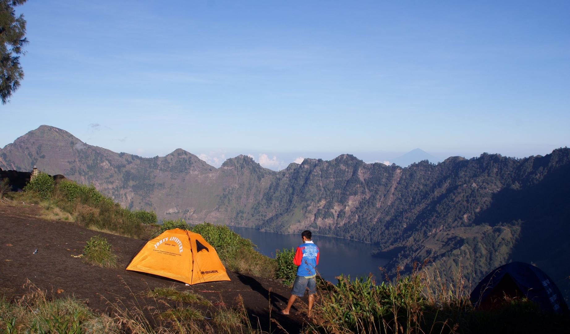 Camping in Lombok, Mount Rinjani