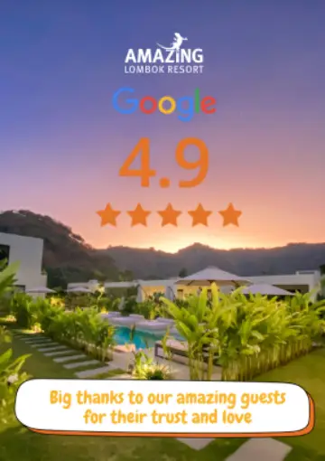 Amazing Lombok Resort Google Rating 2026
